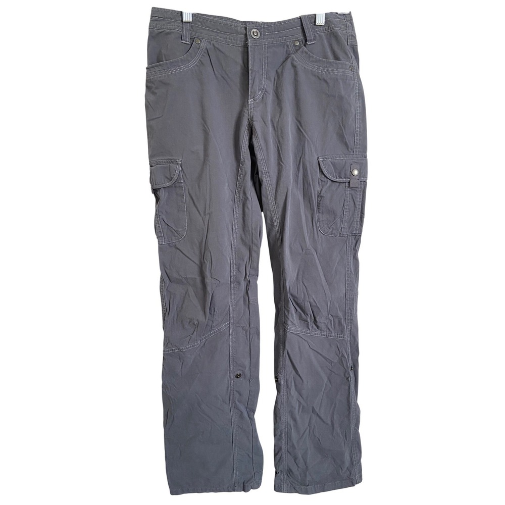 KUHL Women's Splash Roll Up Pants Size 6 Regular Snap Button Legs‎